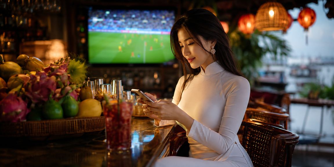 Người chơi slot hình ảnh Áo dài tại sự kiện miền Tây
